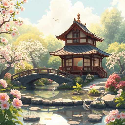 Anime Japanese landscapes
