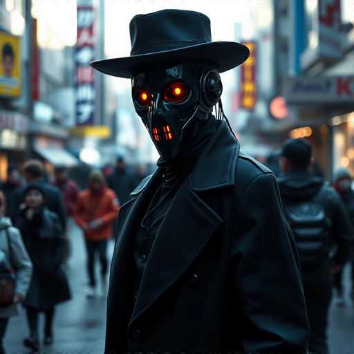 Cyberpunk cyborg