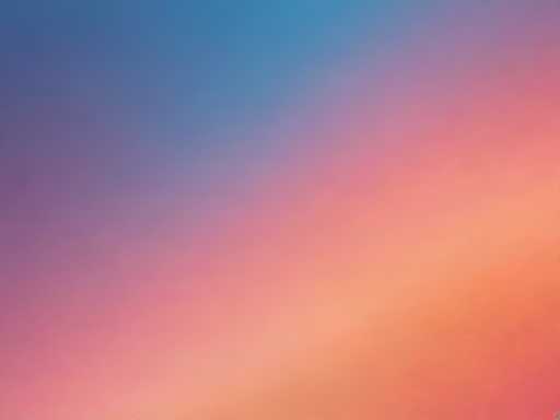 The image shows a gradient background with a gradient of colors transitioning from blue at the top left corner to orange at the bottom right corner. The gradient is not perfectly smooth and has some rough edges, giving it an artistic and textured appearance.